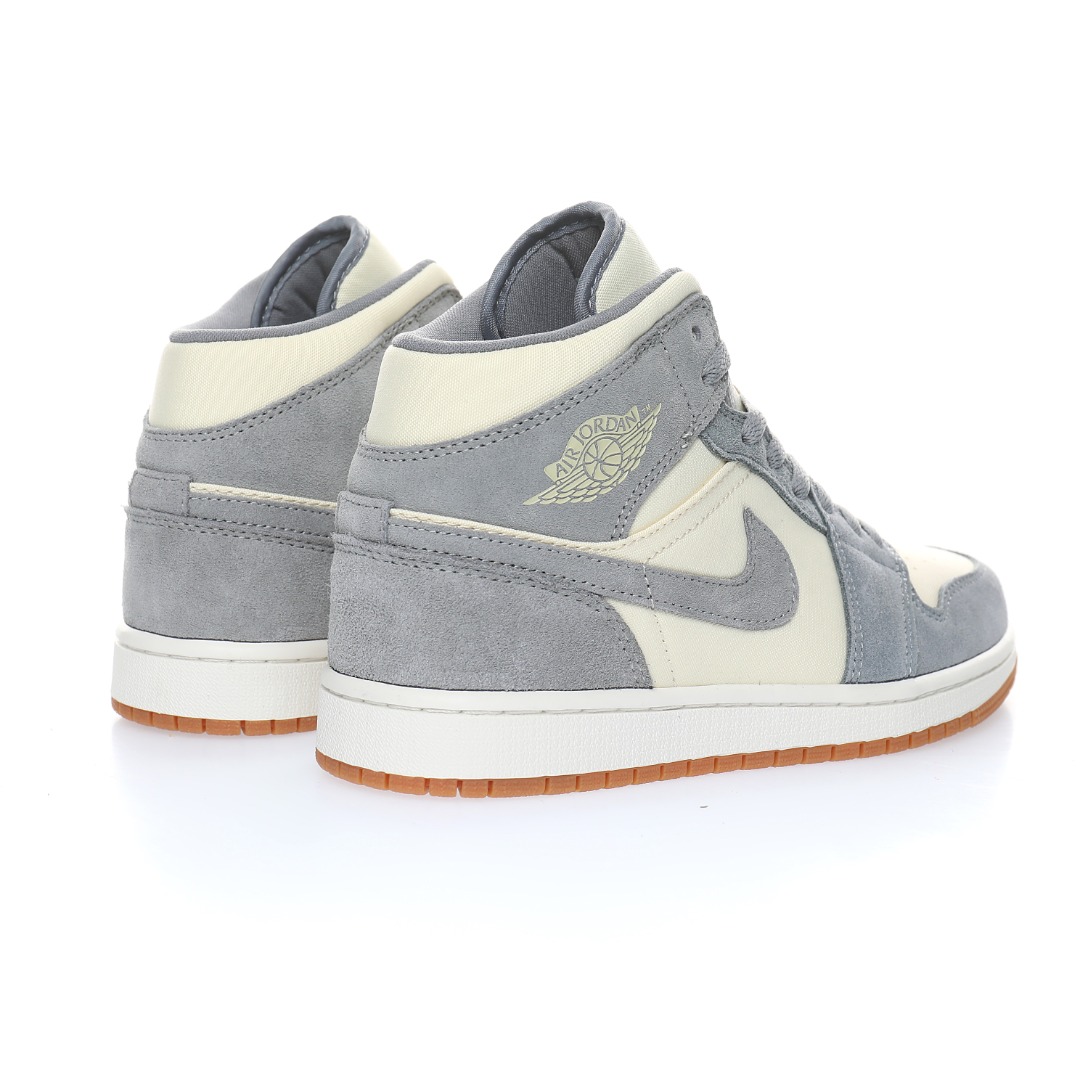 Nike Air Jordan 1 Mid GS"Beige/Grey"