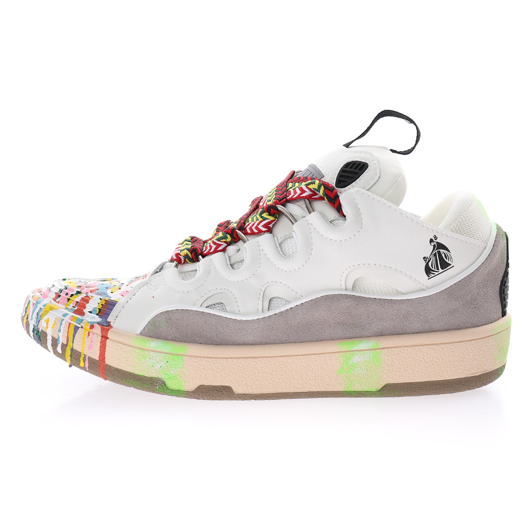 LANVIN Curb Low-Top Sneakers