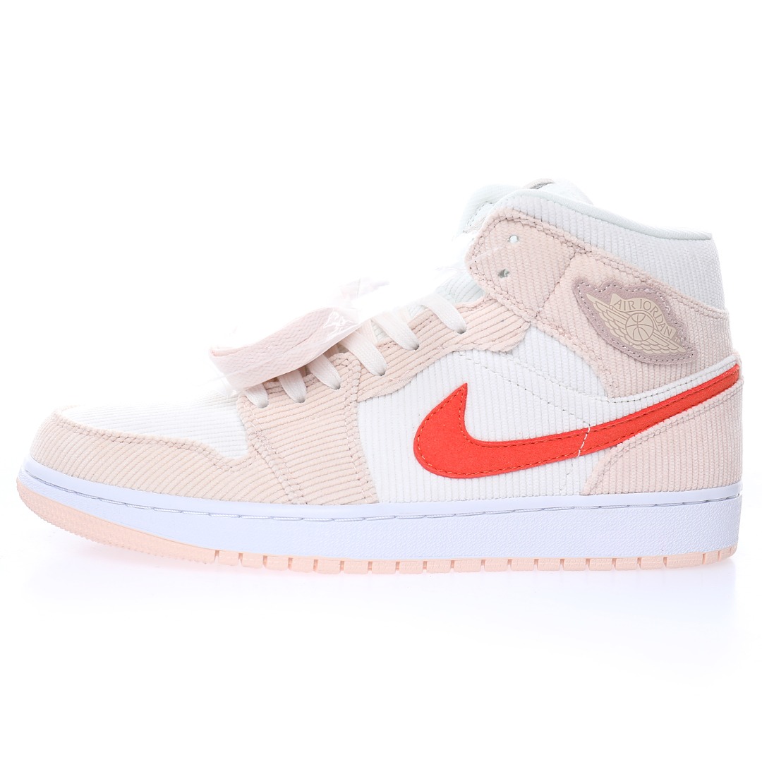 NIKE Wmns Air Jordan 1 Mid GS"Corduroy'"