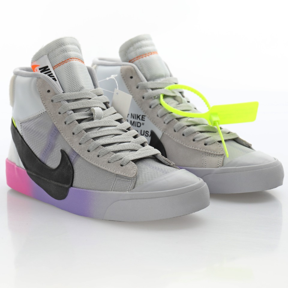 Off-White™ x Nike Blazer Mid The Ten"White/Grey/Black