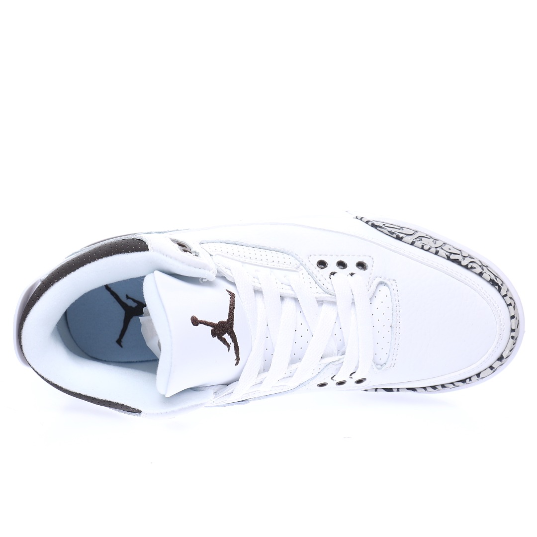 Air Jordan 3"White Medium Grey"