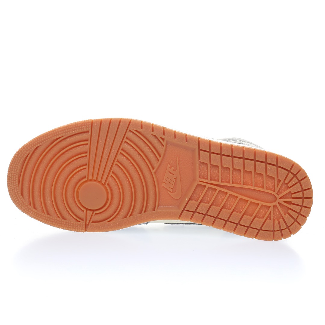 Nike Air Jordan 1 Mid GS"Beige/Grey"