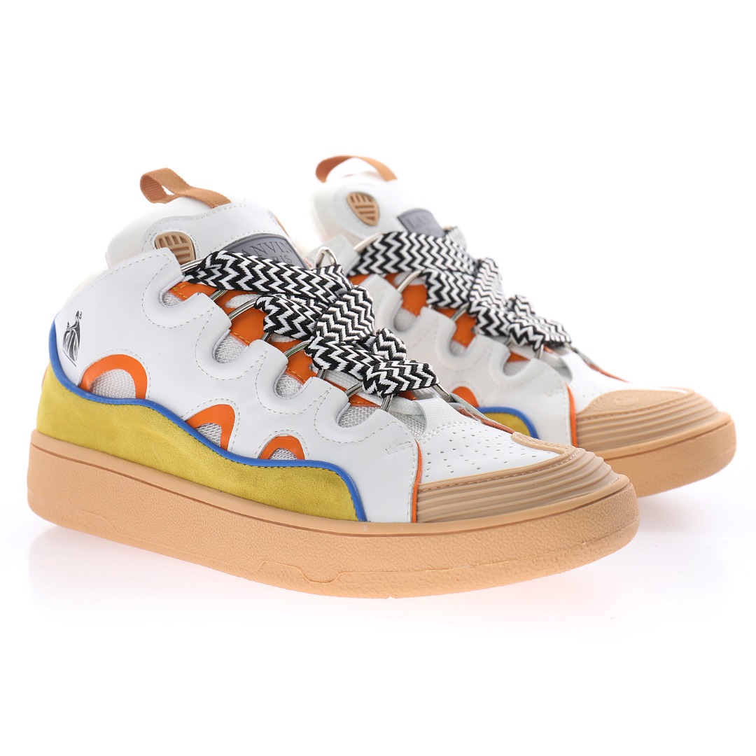 LANVIN Curb Low-Top Sneakers