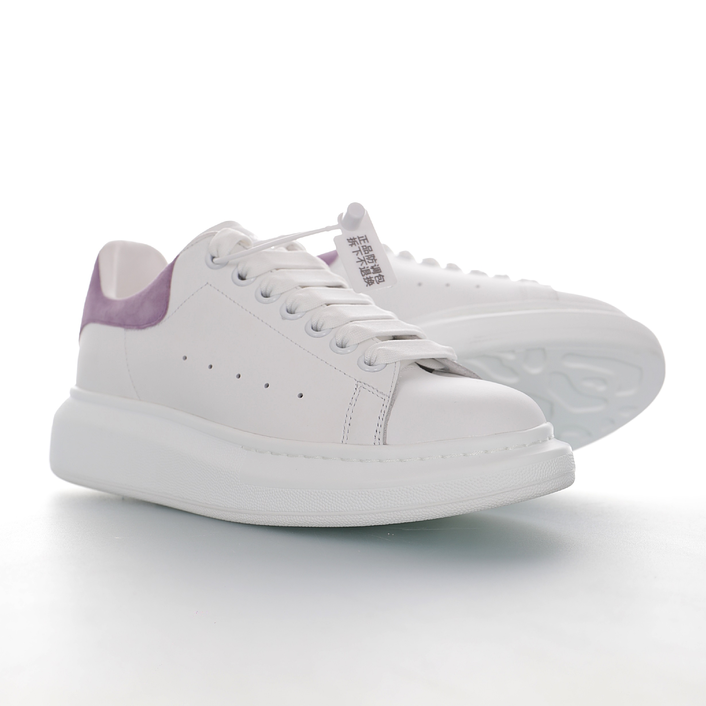ALEXANDER MCQUEEN SOLE LEATHER SNEAKERS