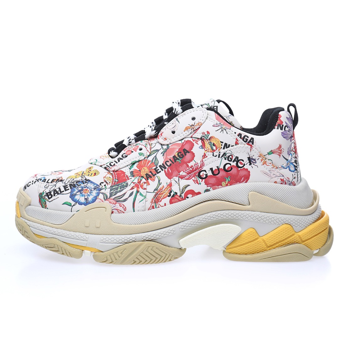 Gucci x Balenciaga Triple S Clear Sole Sneaker"The Hacker Project"