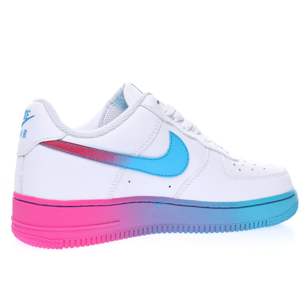 Nike Air Force 1’07 QS"White/Blue/Purple/Miami Heat"