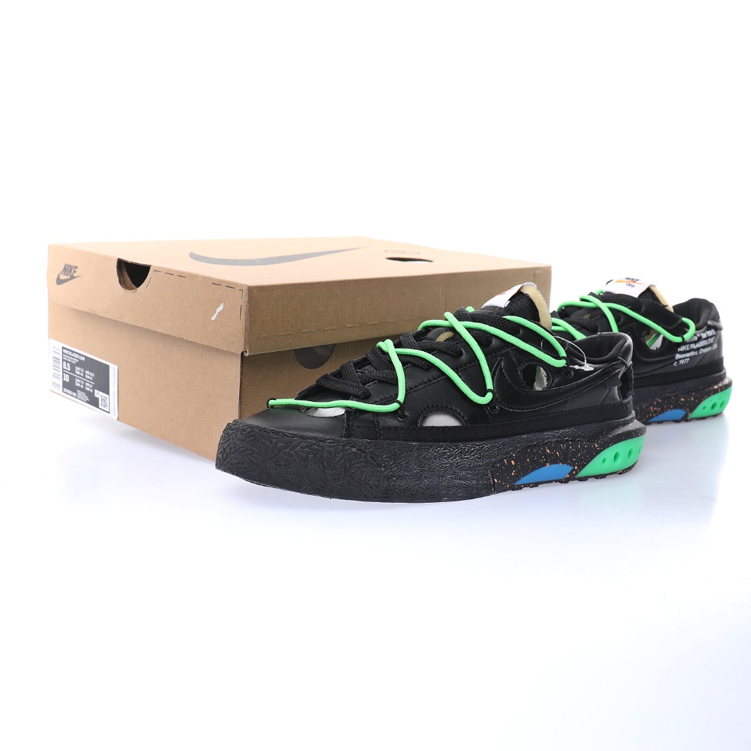 Off-White™ x Nike Blazer Low"Black/Black-Green"