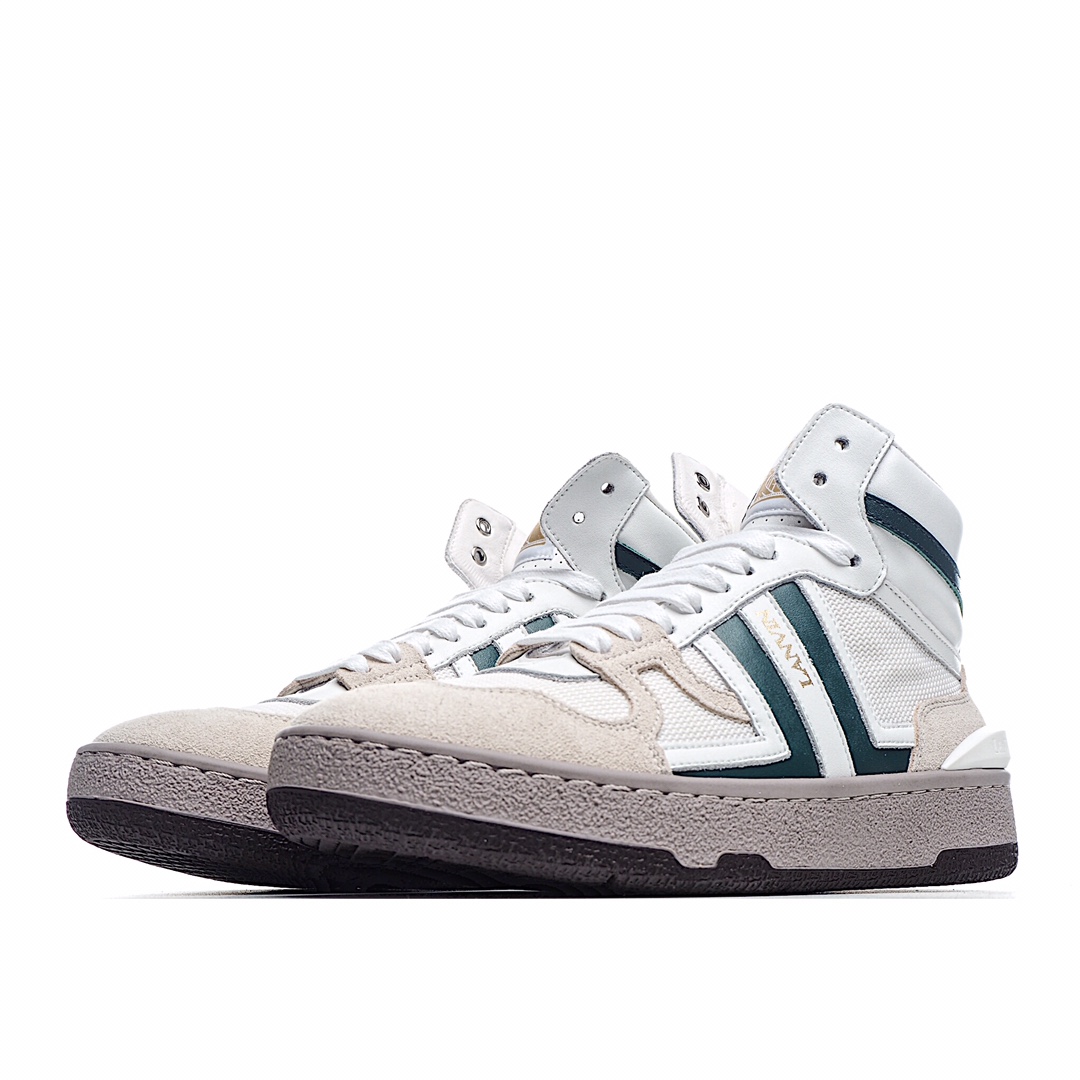 LANVIN Clay High -Top Tennis Sneakers