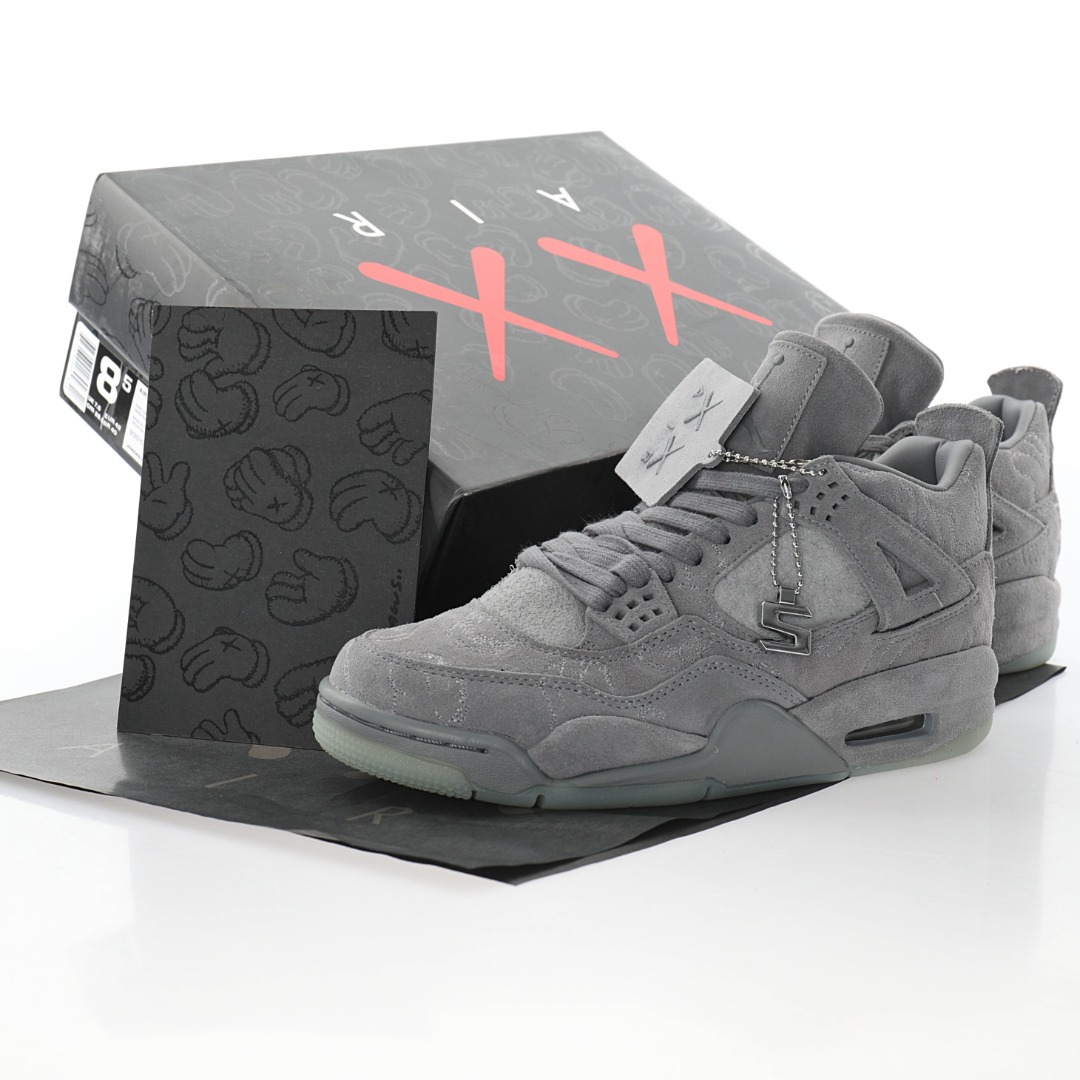 Kaws x Air Jordan 4 Retro"Cool Grey"