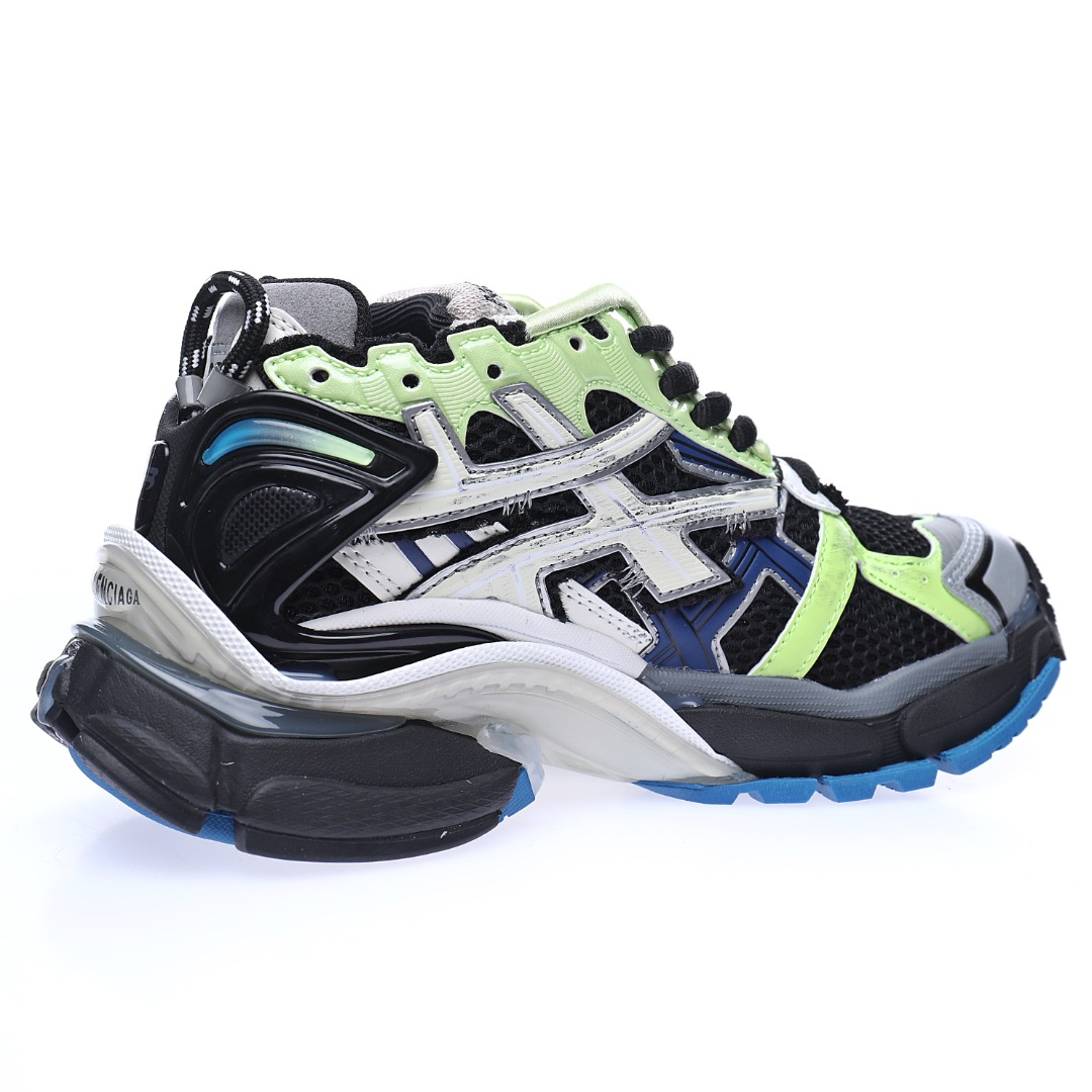 BALENCIAGA Runner Sneaker"Volt/Navy/Black/Silver"
