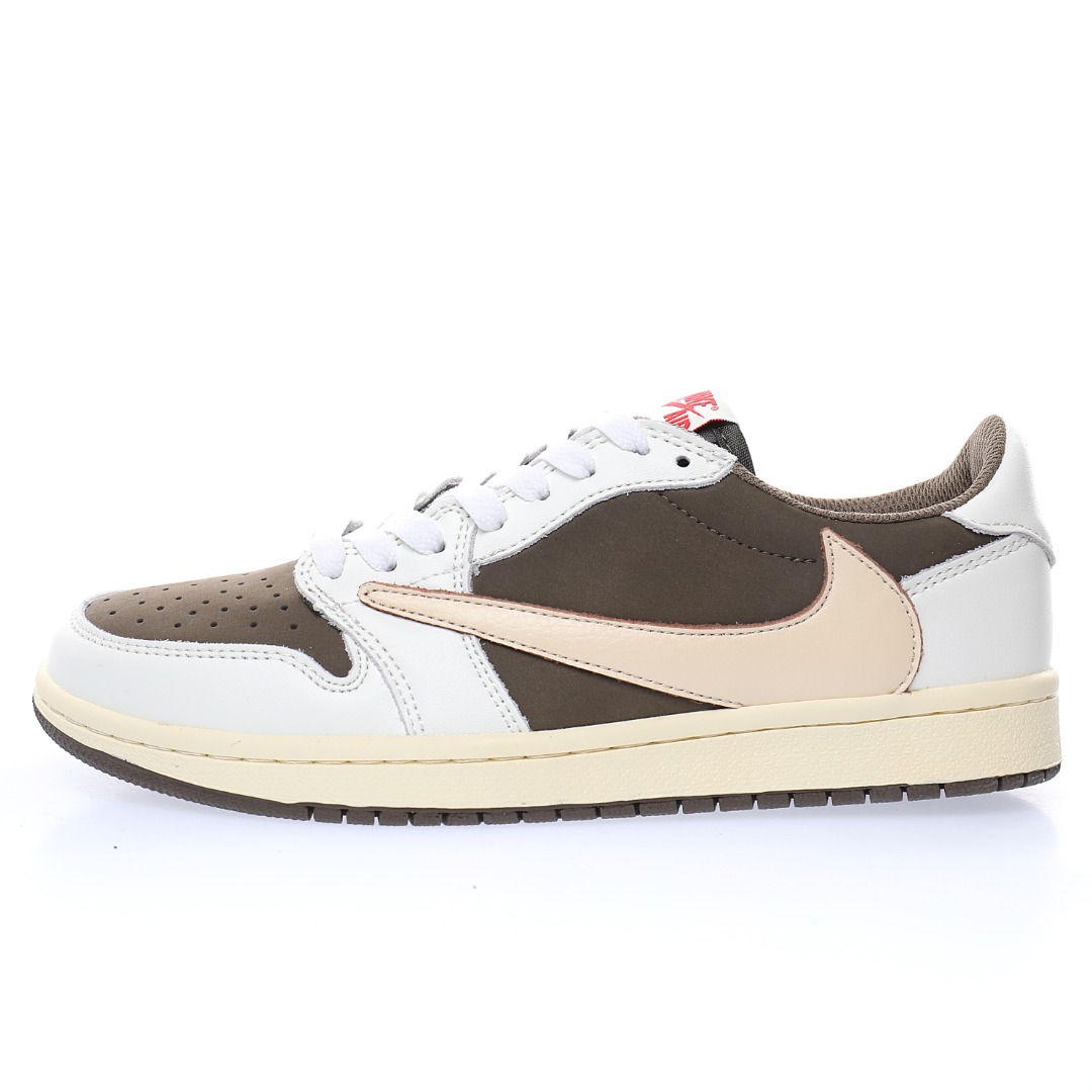 Fragment Design x Travis Scott x Nike Air Jordan 1 Low OG SP"Reverse Mocha"