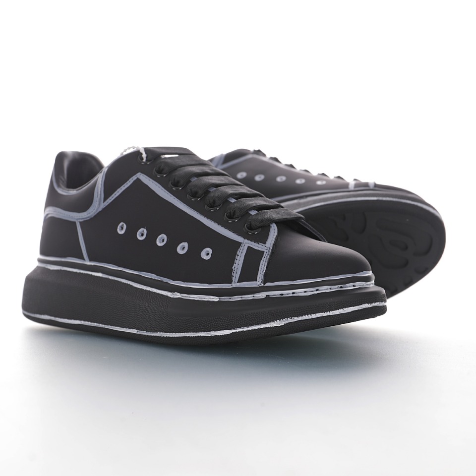 ALEXANDER MCQUEEN SOLE LEATHER SNEAKERS
