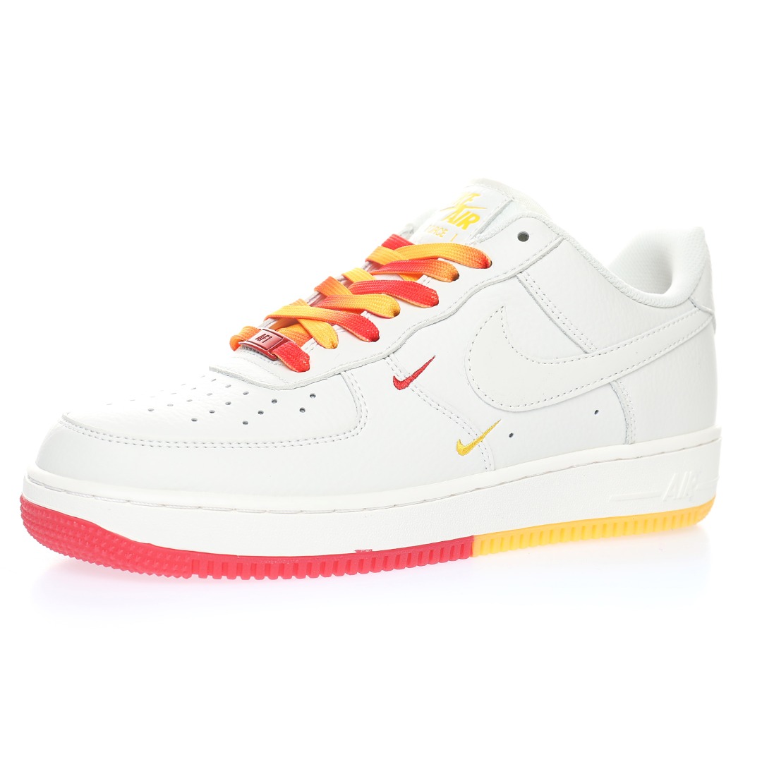 Nike Air Force 1’07 Low QS"Sail/Yellow Red/Miami Heat"
