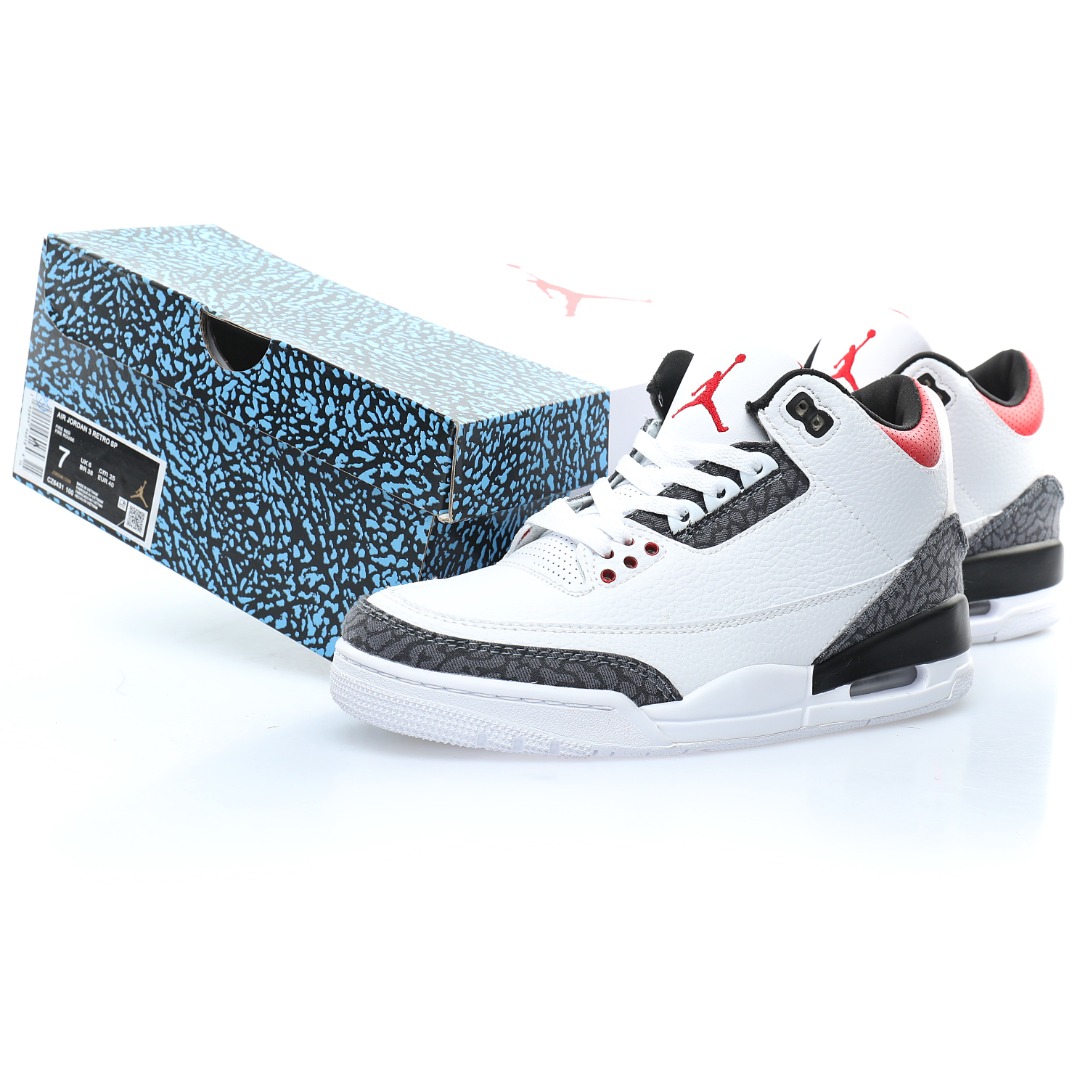 Nike Air Jordan 3  SE Denim"Fire Red"