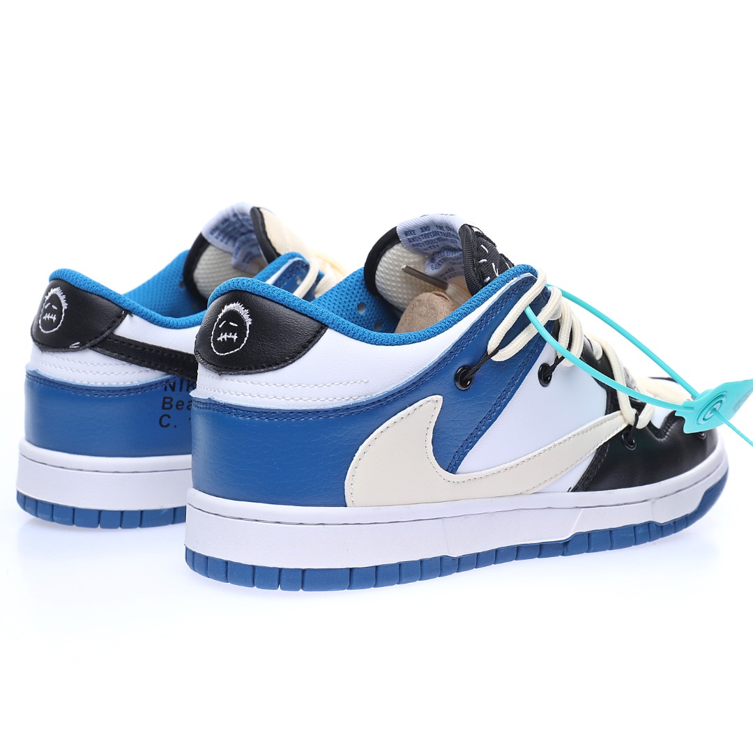 Fragment design x Travis Scott x Nike SB Dunk Low Lot"Military Blue"