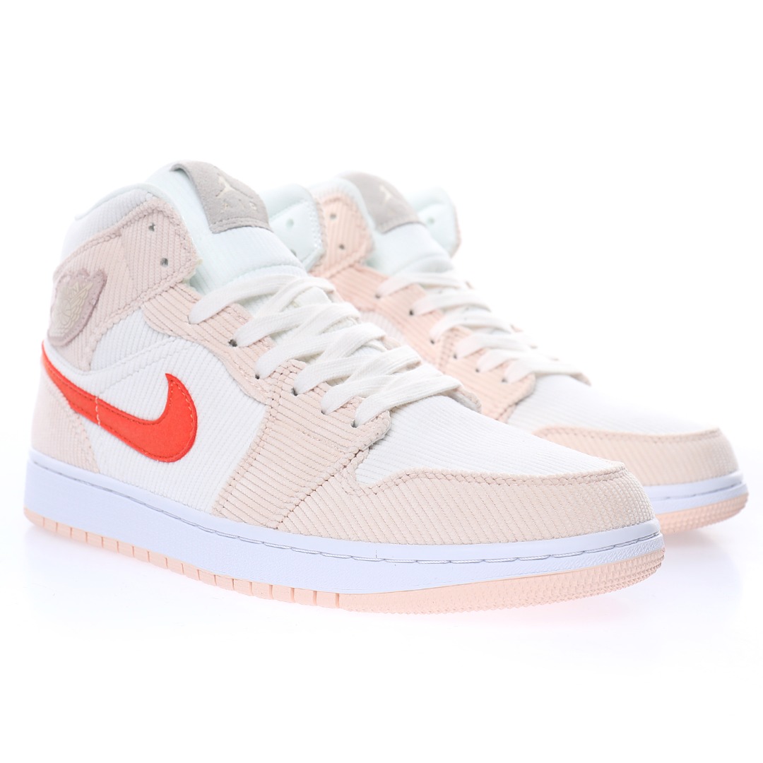 NIKE Wmns Air Jordan 1 Mid GS"Corduroy'"
