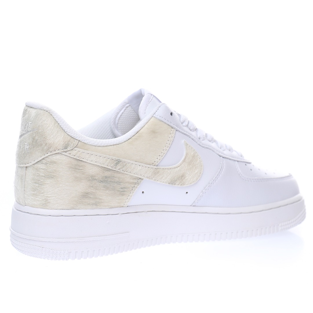 Nike Air Force 1' 07 Low GS"White Pony Hair Heel"