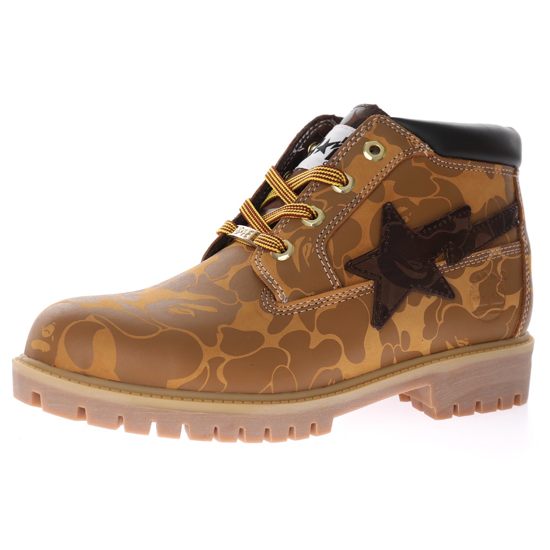 Bape x Timberland Fatigue Chukka Nubuck Boots