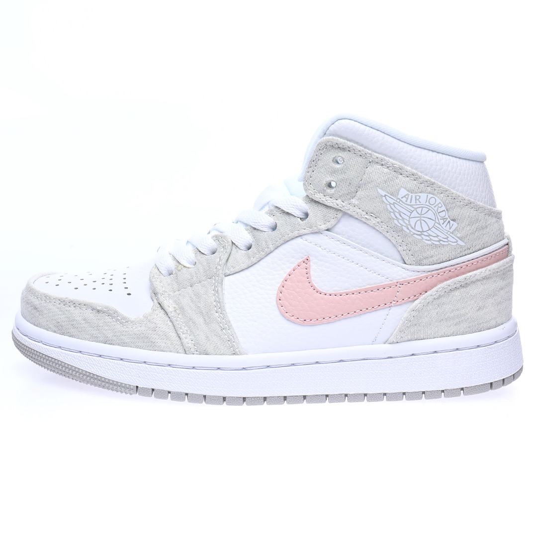 Nike Air Jordan 1 Mid GS"Light Iron Ore"