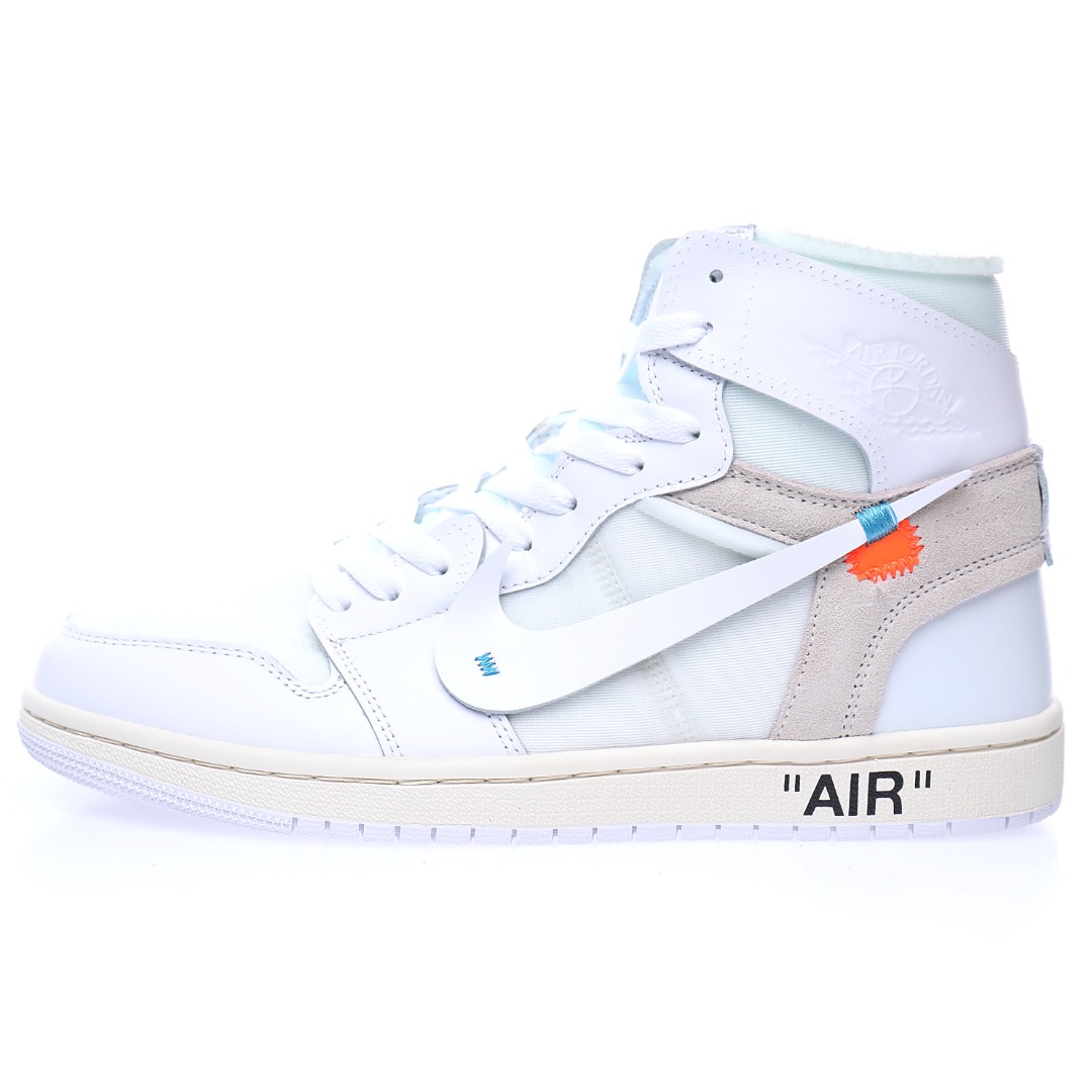 Off-White x Nike Air Jordan 1 Retro High OG"All White"