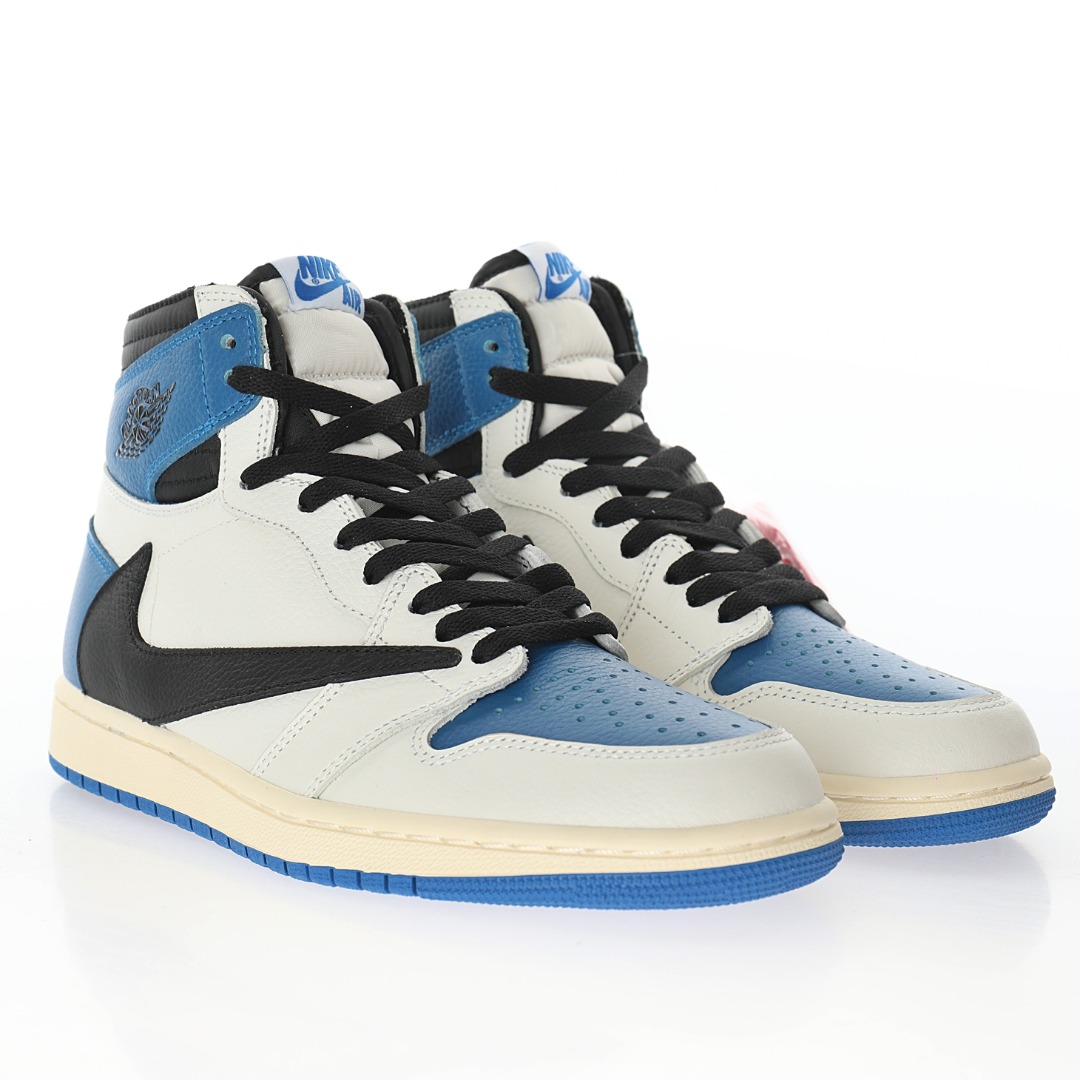 fragment design x Travis Scott x Nike Air Jordan 1 High OG SP"Military Blue"