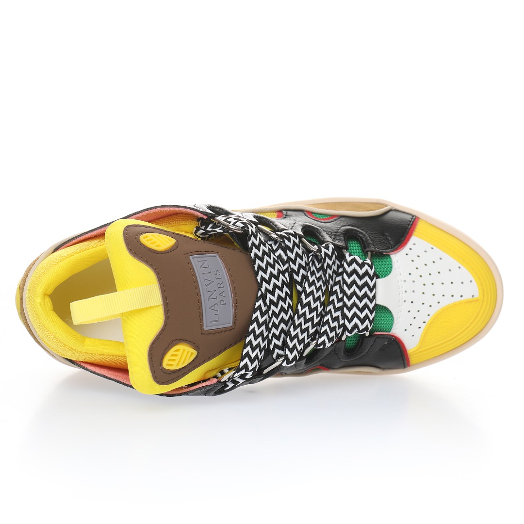 LANVIN Curb Low-Top Sneakers