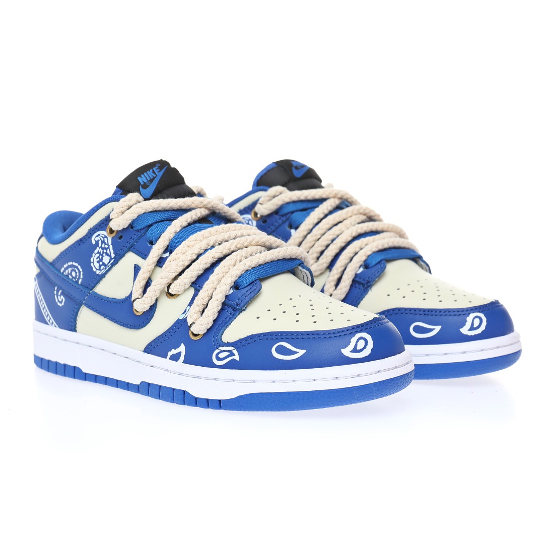 Nike SB Dunk Low Lot"Blue/White Paisleye"