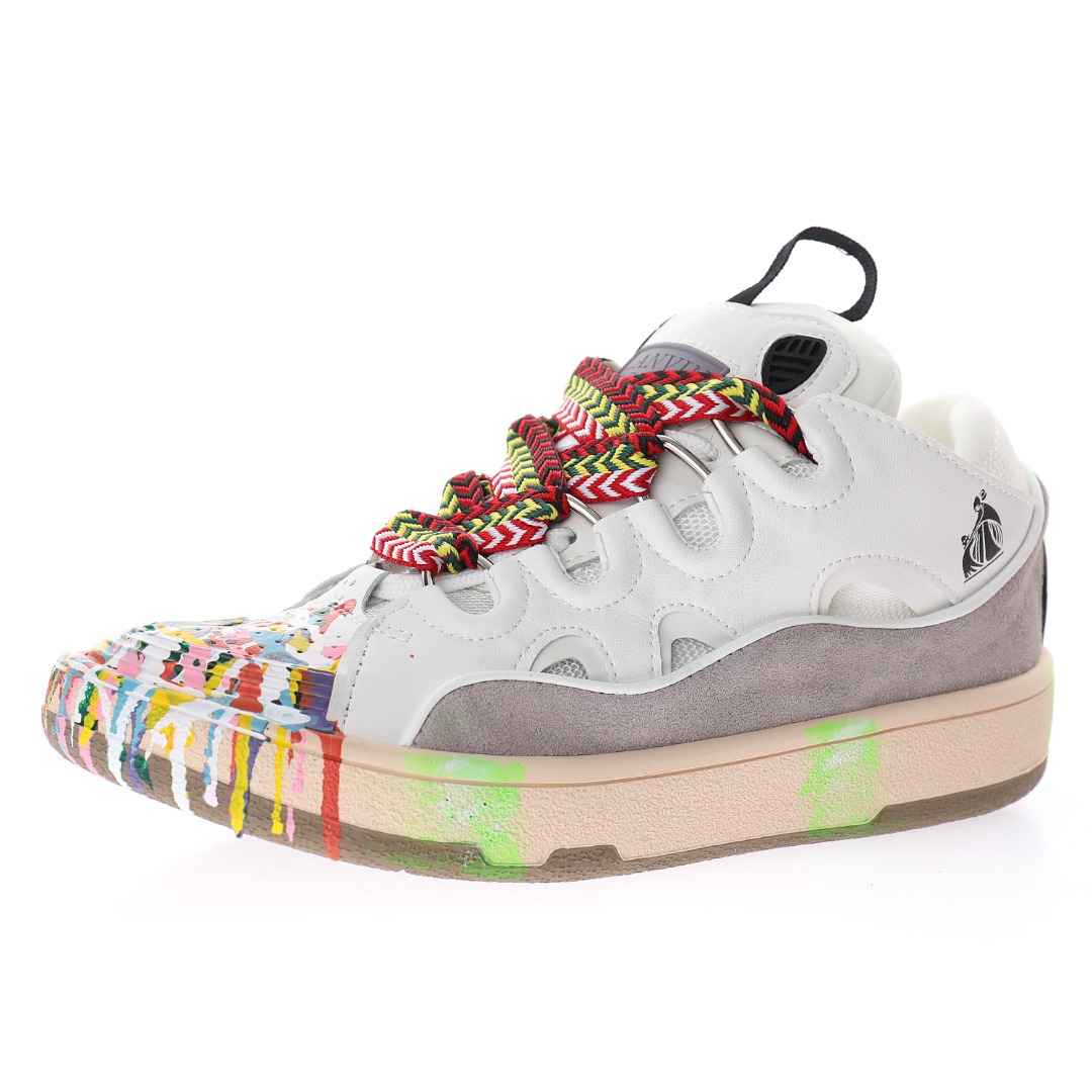 LANVIN Curb Low-Top Sneakers