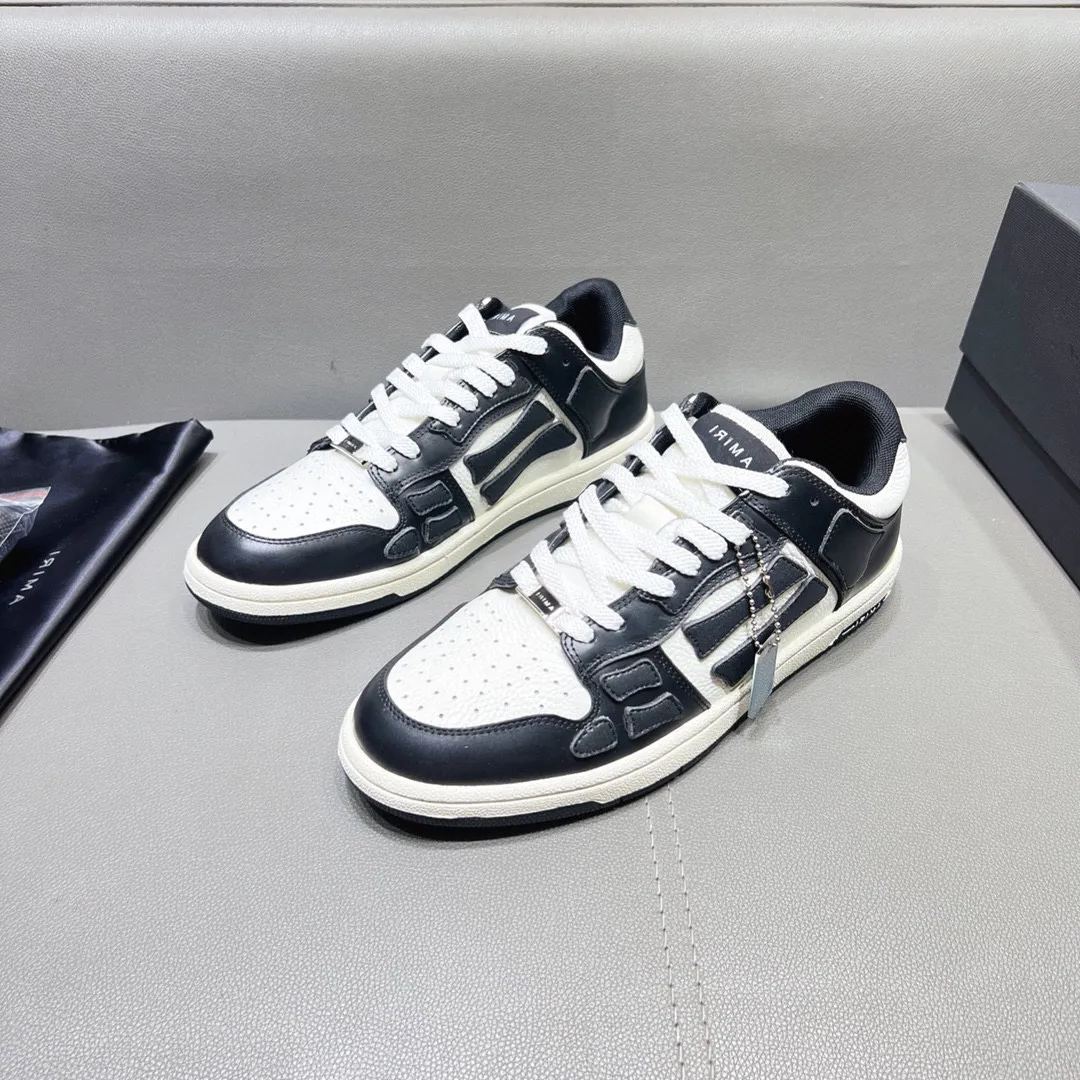AMIRI SKELETON LOW-SKEL TOP SNEAKERS