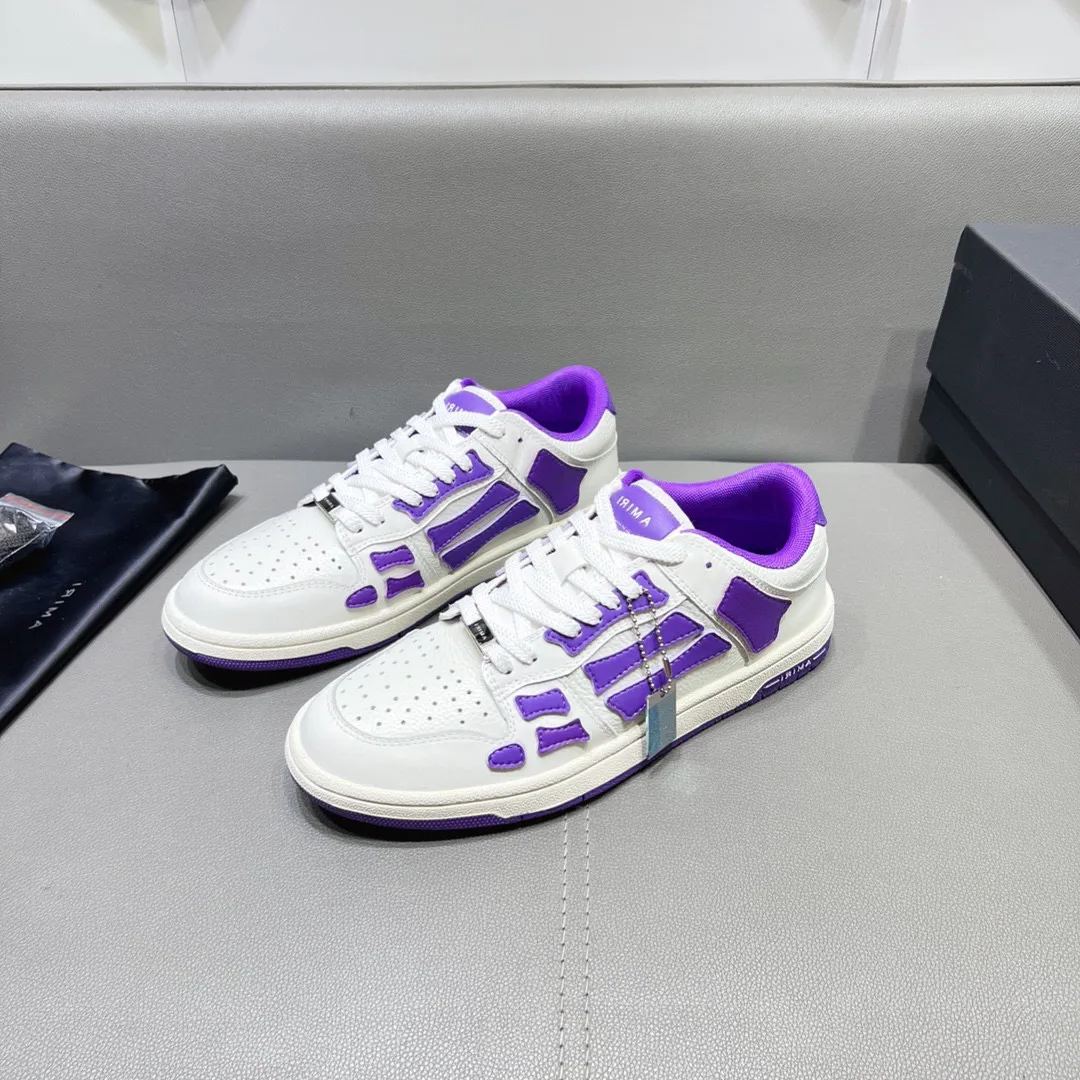 AMIRI SKELETON LOW-SKEL TOP SNEAKERS