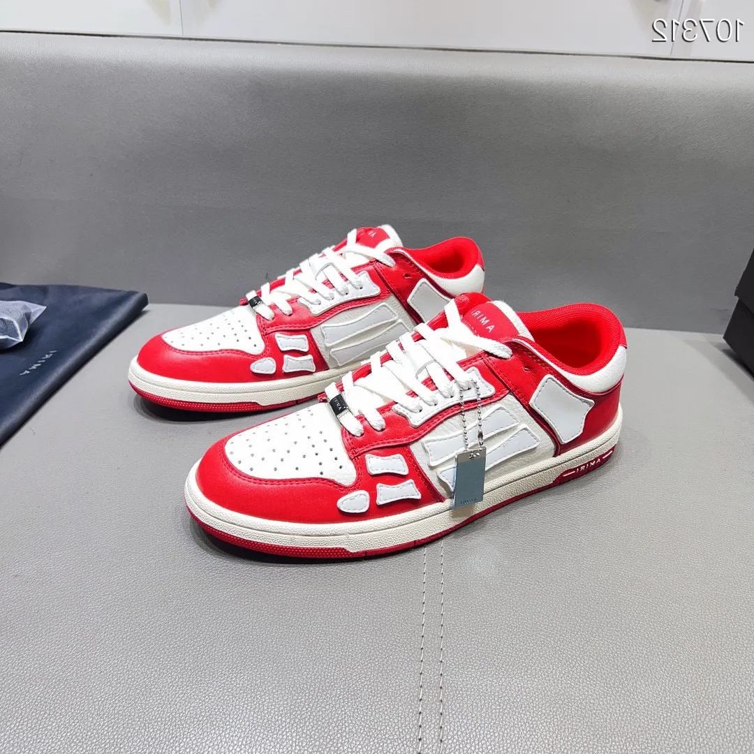AMIRI SKELETON LOW-SKEL TOP SNEAKERS
