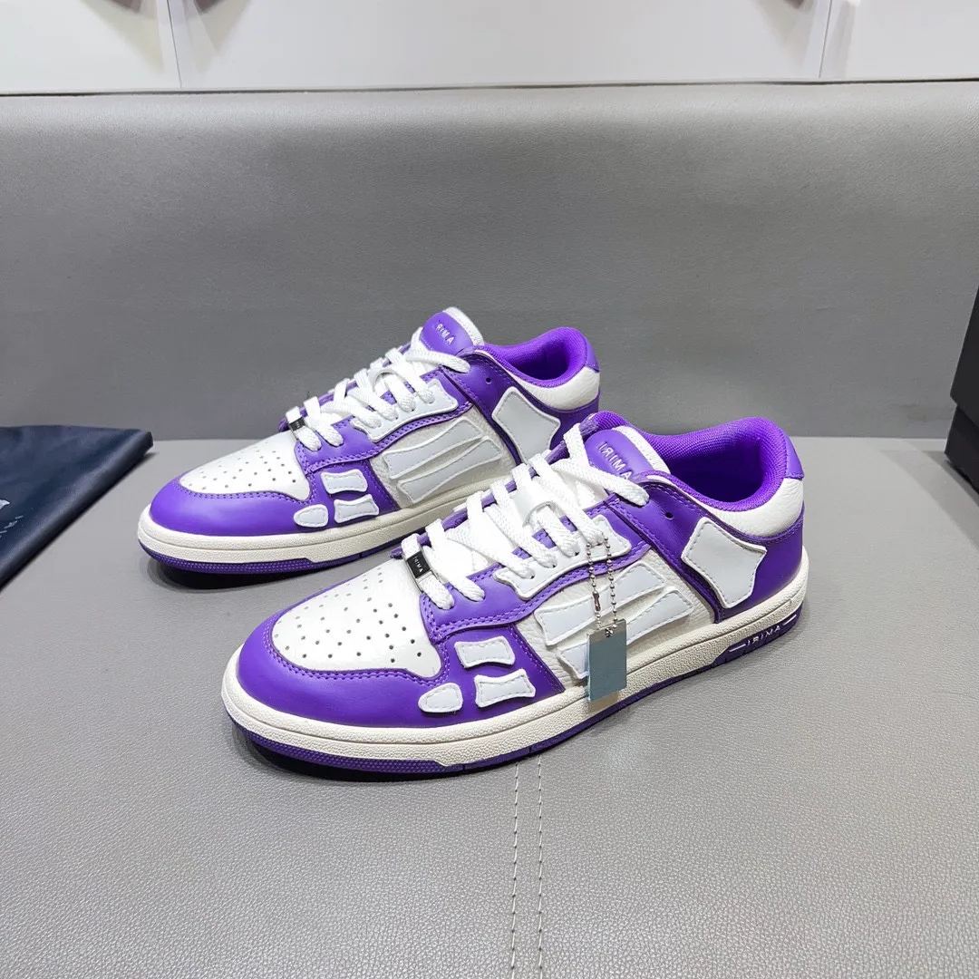 AMIRI SKELETON LOW-SKEL TOP SNEAKERS