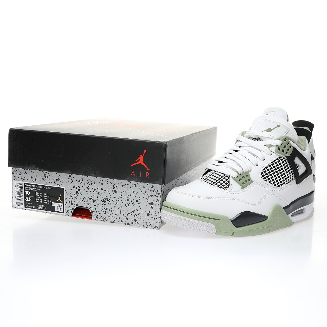 Nike Wmns Air Jordan 4 Retro"Oil Green/Seafoam"