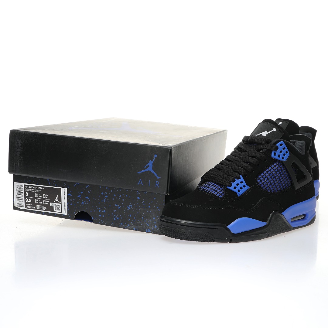 Nike Air Jordan 4 Retro"Black/Military Blue"