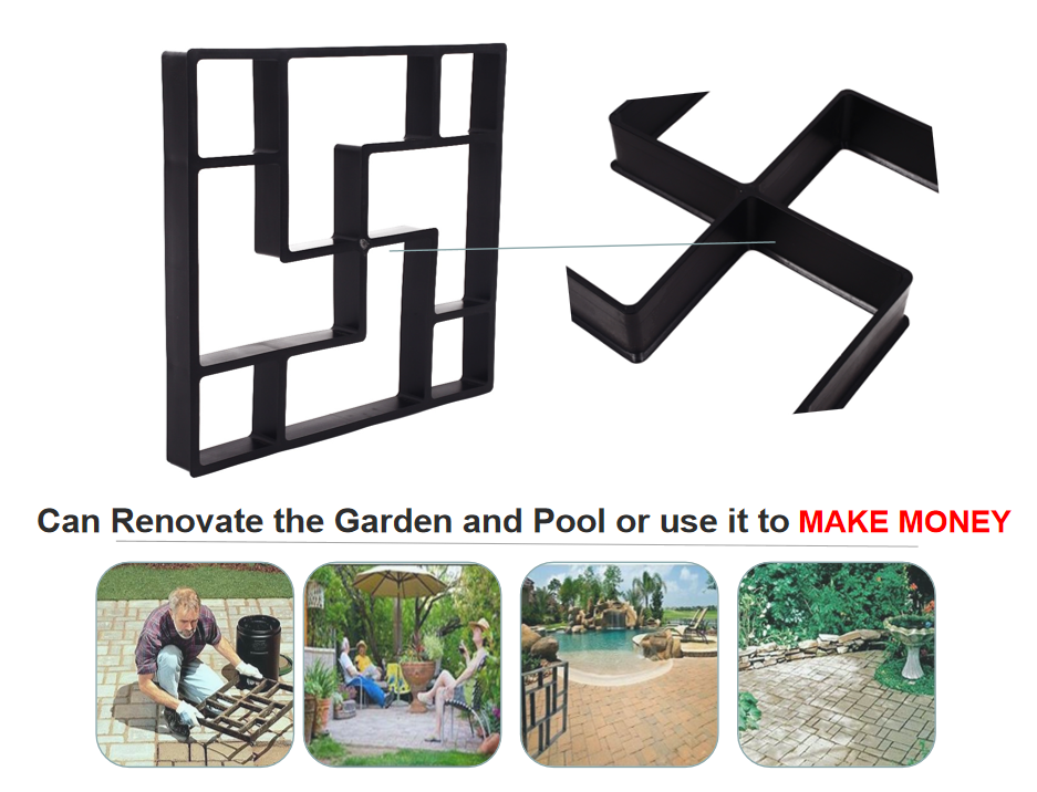 🔥LAST DAY 50% OFF-DIY Path Floor Molds&Pavement Paving Cement Molds