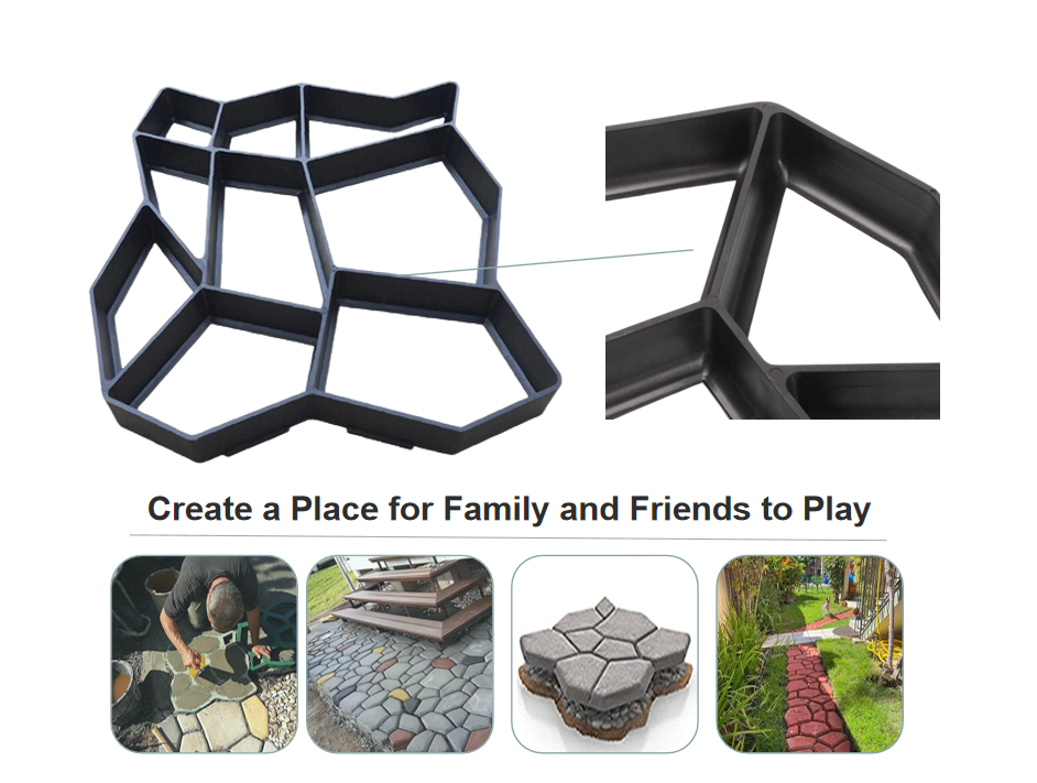 🔥LAST DAY 50% OFF-DIY Path Floor Molds&Pavement Paving Cement Molds