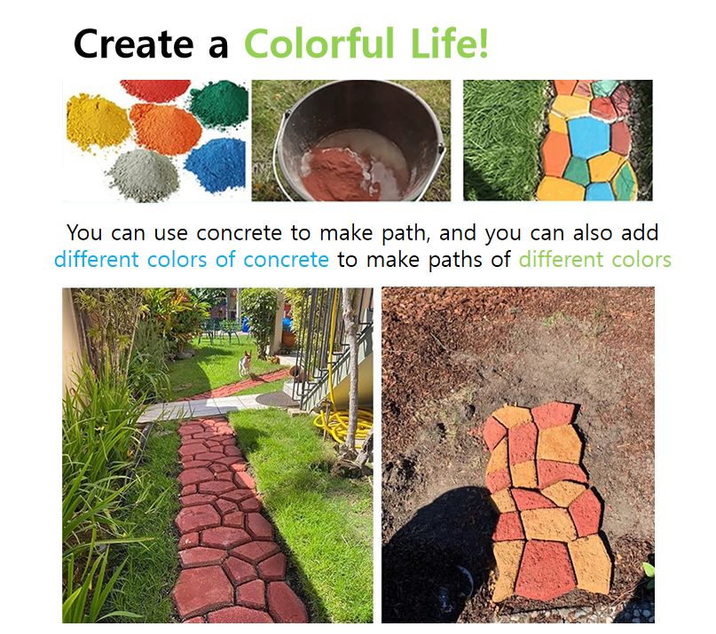 🔥LAST DAY 50% OFF-DIY Path Floor Molds&Pavement Paving Cement Molds