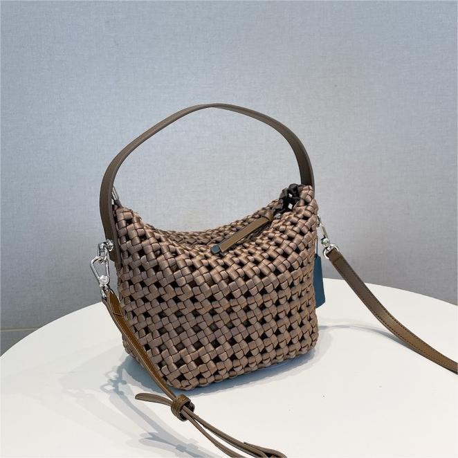Global Limited-Hand-woven Oversized Leather Tote, Leather Shoulder Bag Handbag