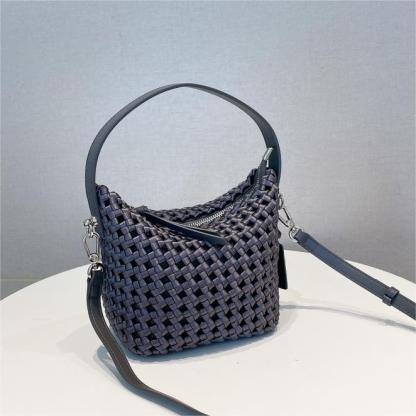 Global Limited-Hand-woven Oversized Leather Tote, Leather Shoulder Bag Handbag