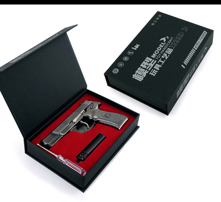 1:2 new 92 type pistol model full metal alloy removable throwing shell