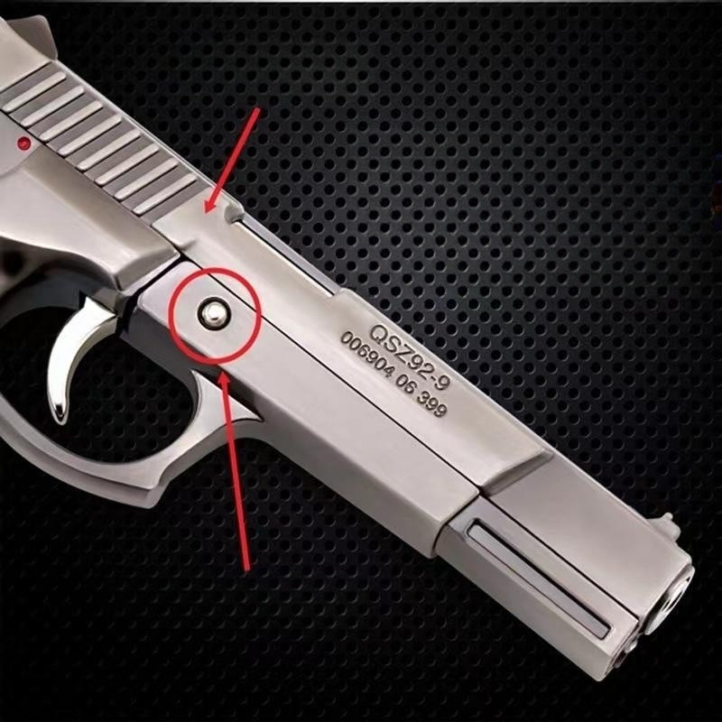 1:2 Chinese Type 92 full metal alloy gun model removable and throwable shell