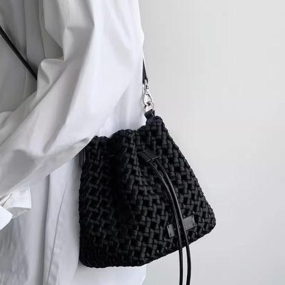 Global Limited-Hand-woven Oversized Leather Tote, Leather Shoulder Bag Handbag