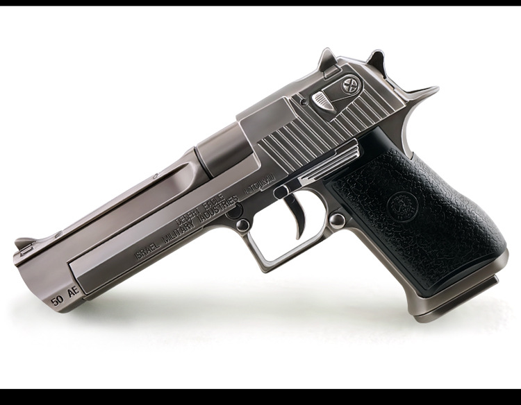 1:2 New Desert Eagle metal throw shell alloy gun model