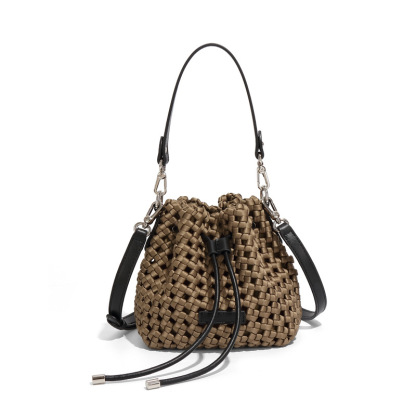 Global Limited-Hand-woven Oversized Leather Tote, Leather Shoulder Bag Handbag