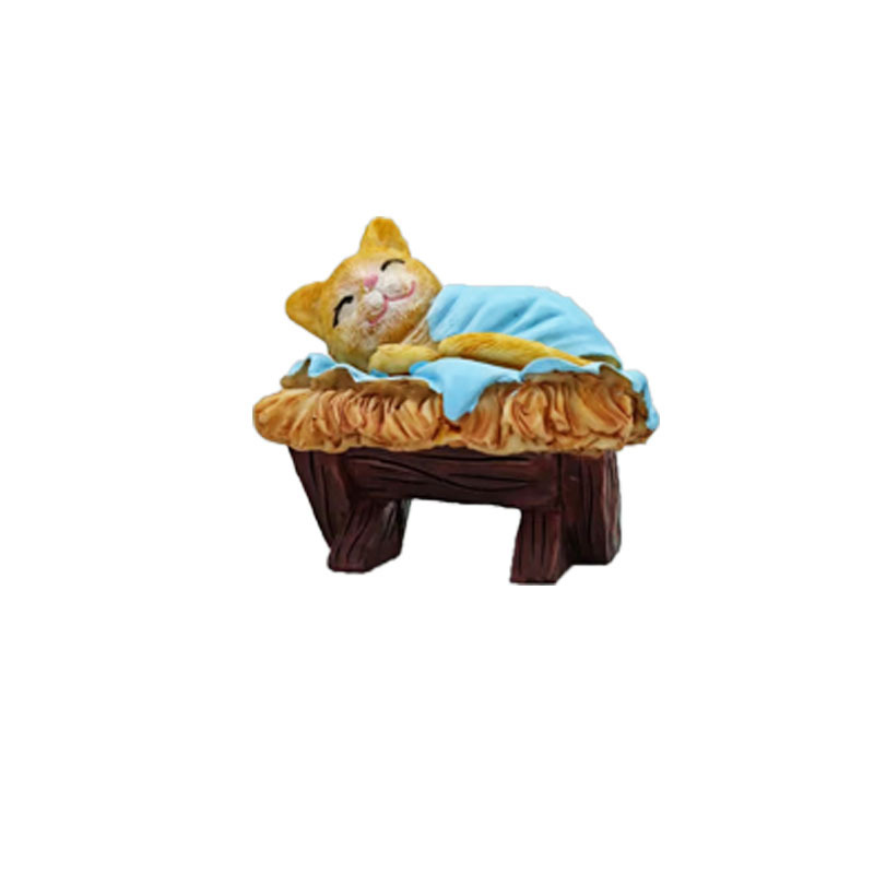 The PURR-fect Christmas Pageant Nativity Figurine Collection|Nativity Sets-babyanimal