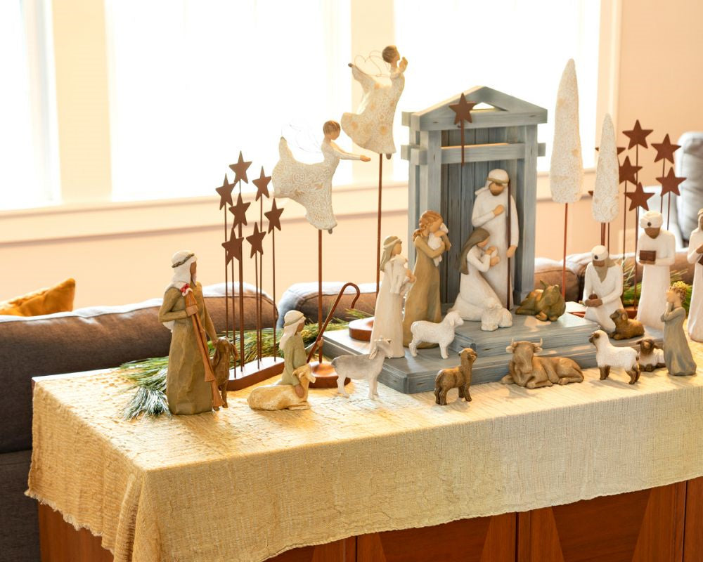 Nativity Deluxe  17-piece Set|Nativity Sets-babyanimal