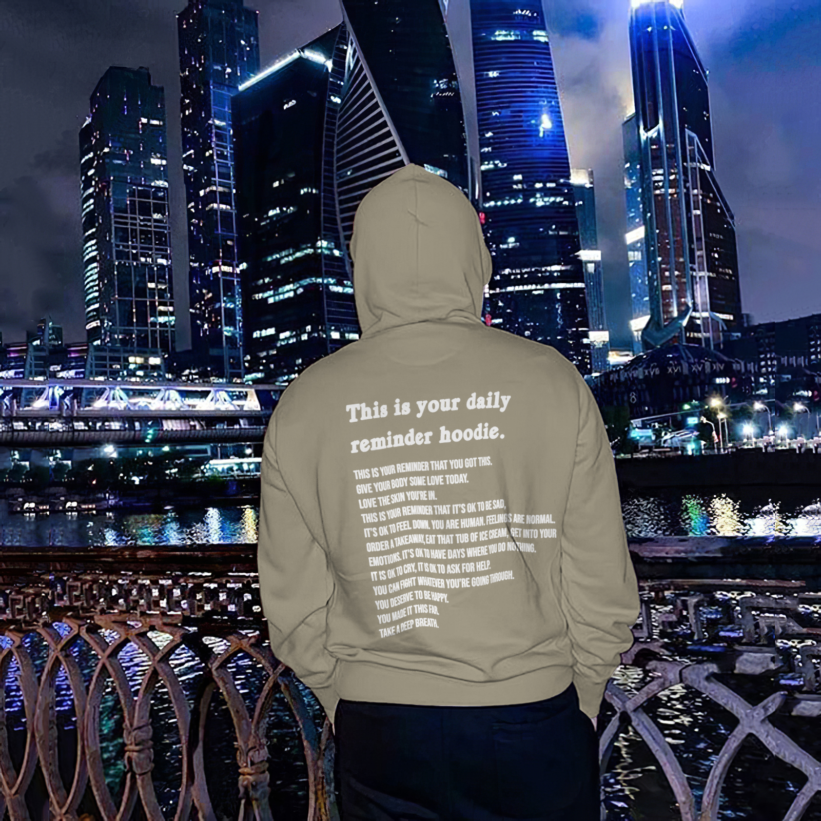 This Is Your Daily Reminder Hoodie Print Hoodie