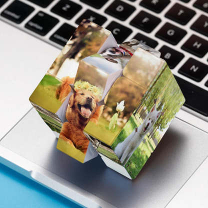 Photo Rubik's Cube Customized Multi Photo Rubik's Cube Mother's Day Gift,Baby Gift-babyanimal