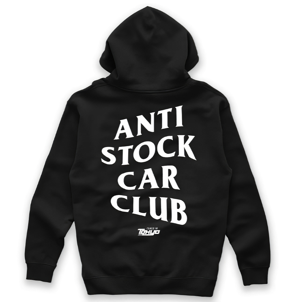 Anti Stock Car Club Print Hoodie