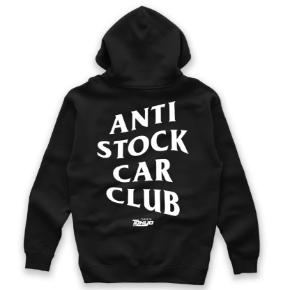 Anti Stock Car Club Print Hoodie